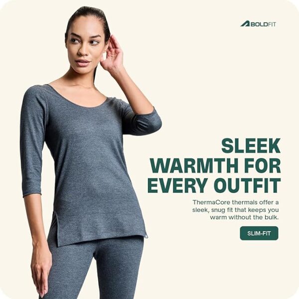 Boldfit Thermal Wear for Women (Top & Bottom Set)