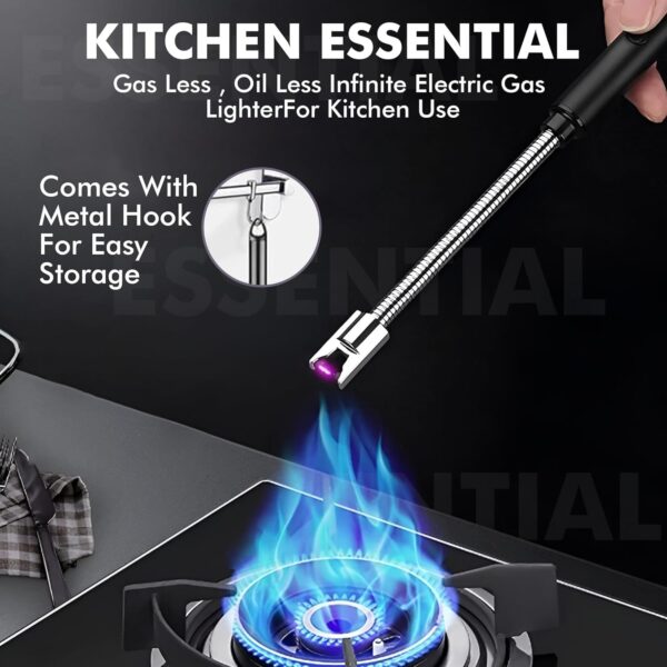 Rechargeable C-Type Electric Candle Lighter for Kitchen - Image 2