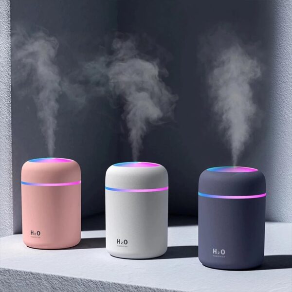 BINSBARRY Humidifier for Room Moisture, Aroma Diffuser for Home, Mist Maker, Cool Mist Humidifier, Small Quiet Air Humidifier